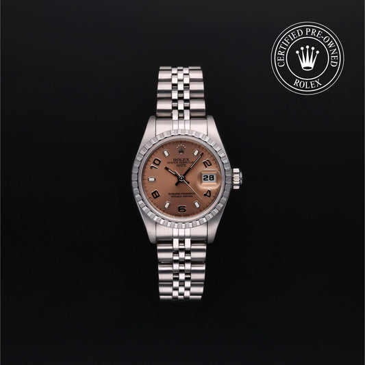 Rolex Certified Pre-Owned Lady-Datejust 26 69240 in Oystersteel with pink dial, image 1 of 41