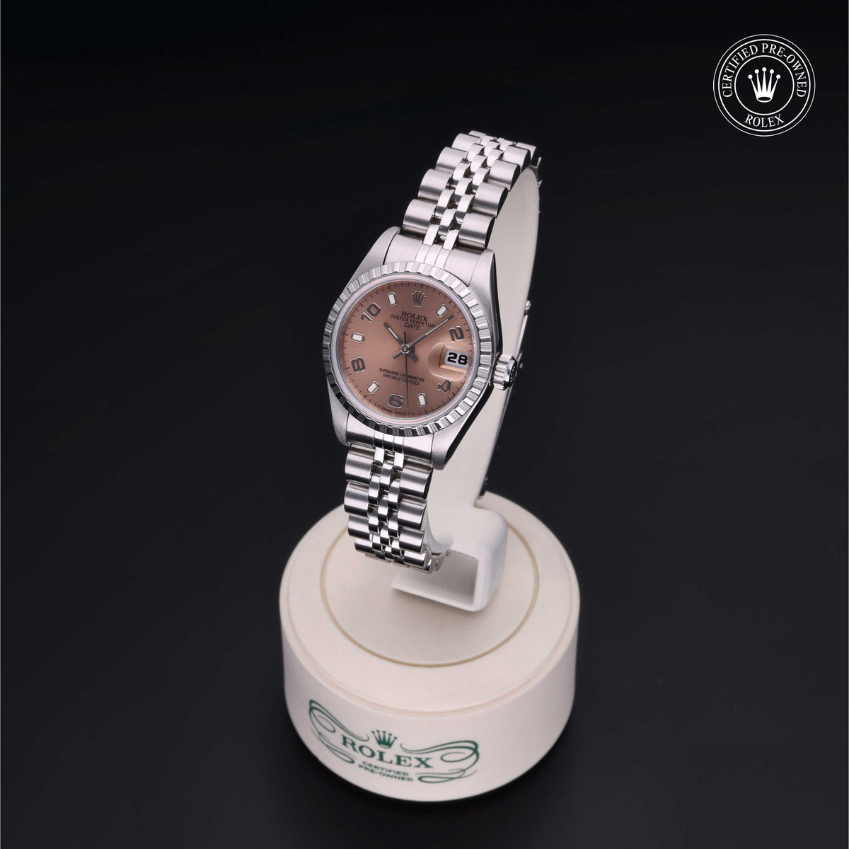 Rolex Certified Pre-Owned Lady-Datejust 26 69240 in Oystersteel with pink dial, image 8 of 41