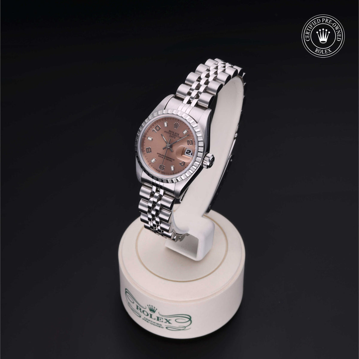 Rolex Certified Pre-Owned Lady-Datejust 26 69240 in Oystersteel with pink dial, image 3 of 41