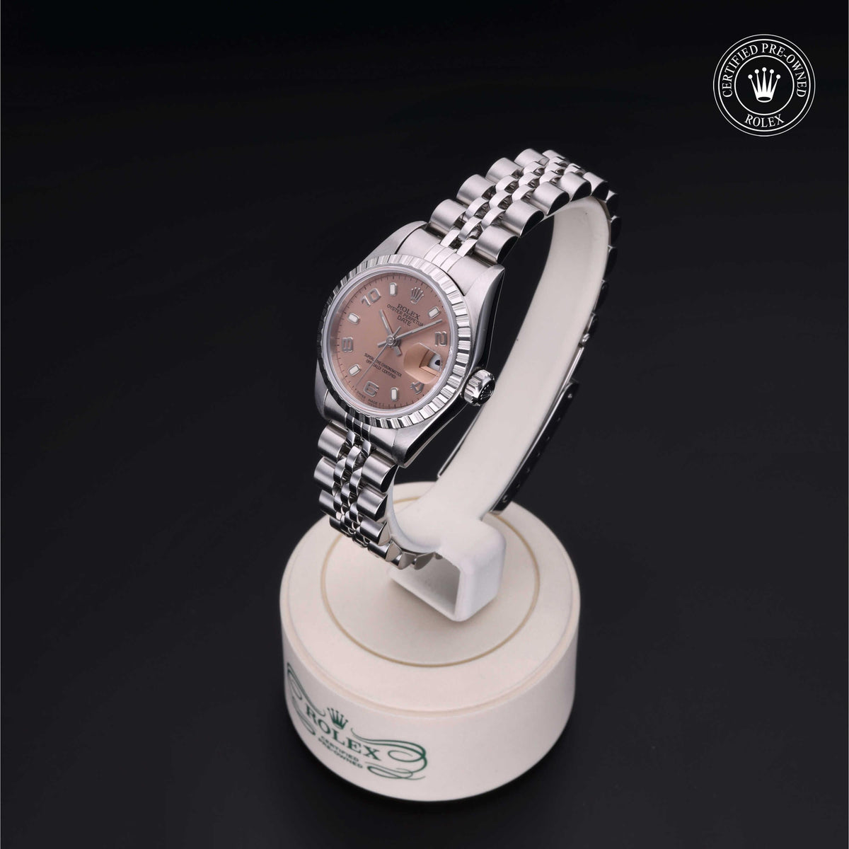 Rolex Certified Pre-Owned Lady-Datejust 26 69240 in Oystersteel with pink dial, image 10 of 41
