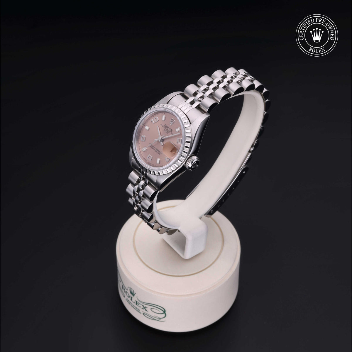Rolex Certified Pre-Owned Lady-Datejust 26 69240 in Oystersteel with pink dial, image 11 of 41