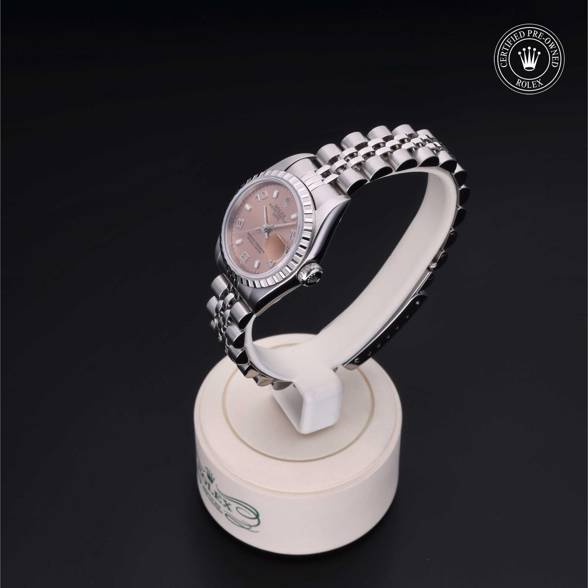 Rolex Certified Pre-Owned Lady-Datejust 26 69240 in Oystersteel with pink dial, image 12 of 41