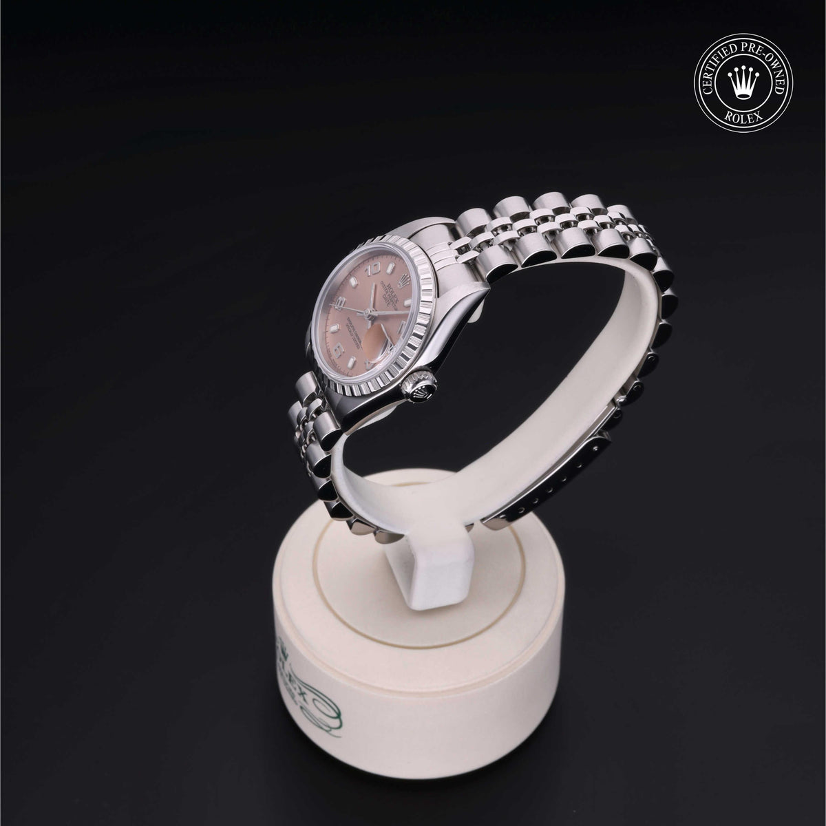Rolex Certified Pre-Owned Lady-Datejust 26 69240 in Oystersteel with pink dial, image 13 of 41