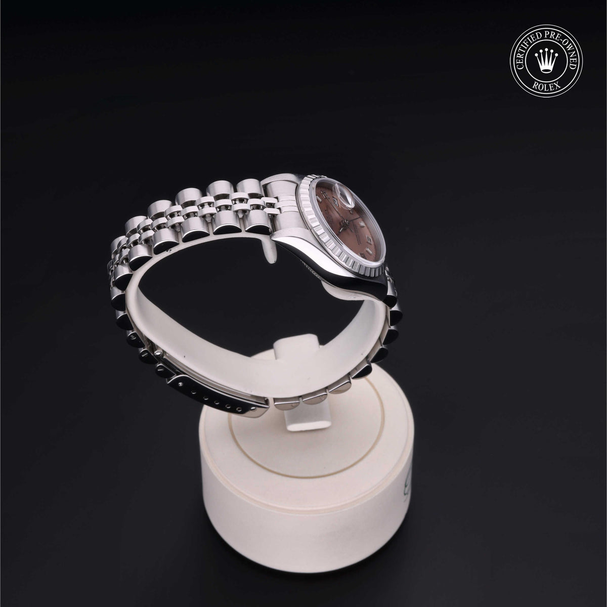 Rolex Certified Pre-Owned Lady-Datejust 26 69240 in Oystersteel with pink dial, image 32 of 41