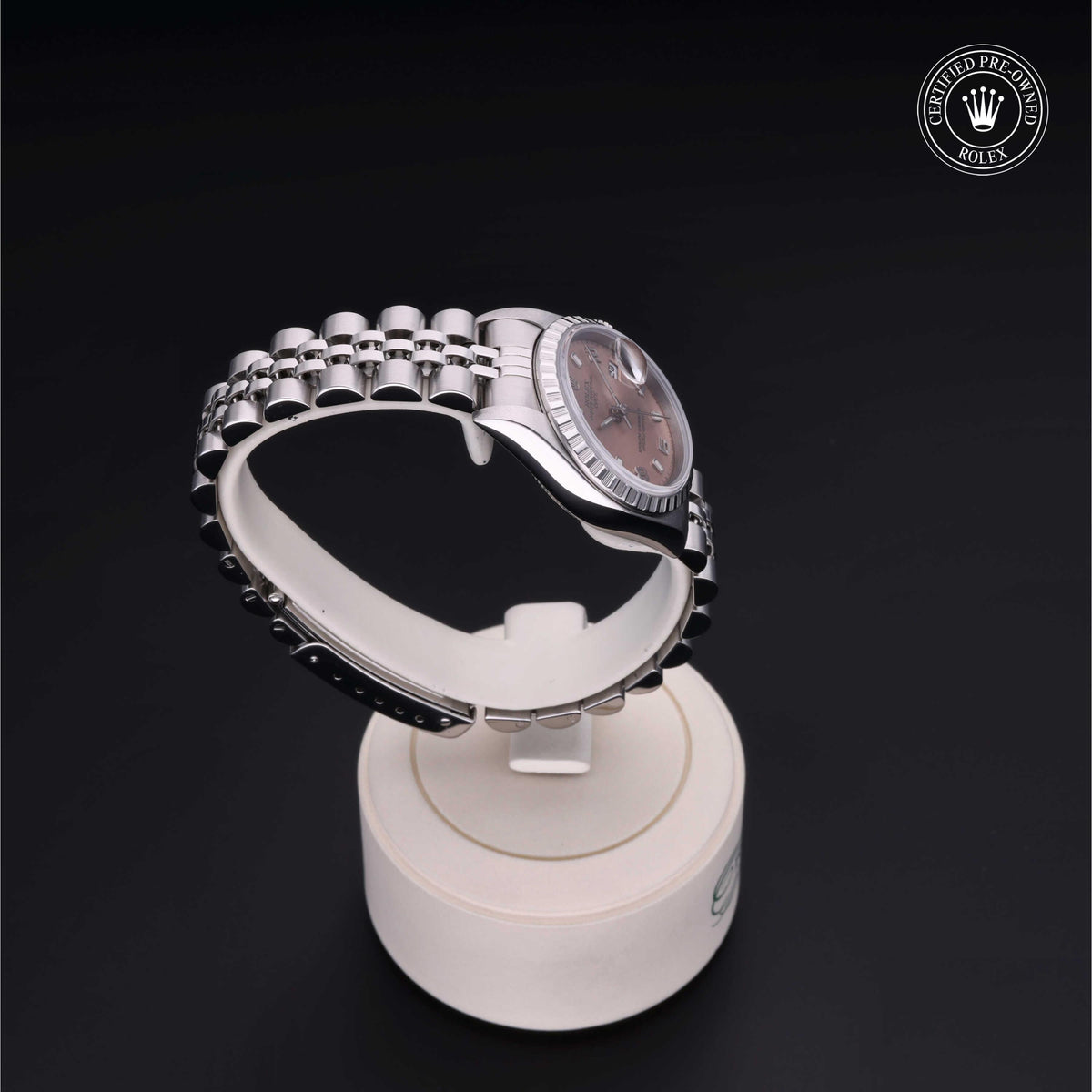 Rolex Certified Pre-Owned Lady-Datejust 26 69240 in Oystersteel with pink dial, image 33 of 41