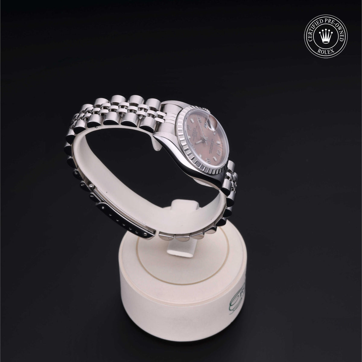 Rolex Certified Pre-Owned Lady-Datejust 26 69240 in Oystersteel with pink dial, image 34 of 41