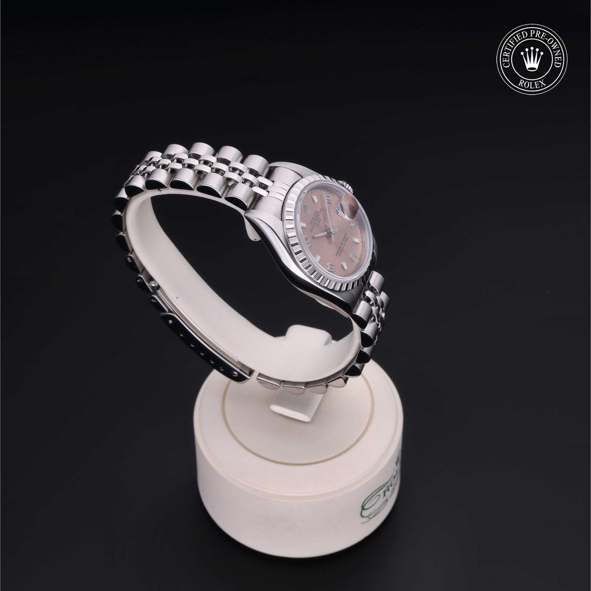 Rolex Certified Pre-Owned Lady-Datejust 26 69240 in Oystersteel with pink dial, image 35 of 41