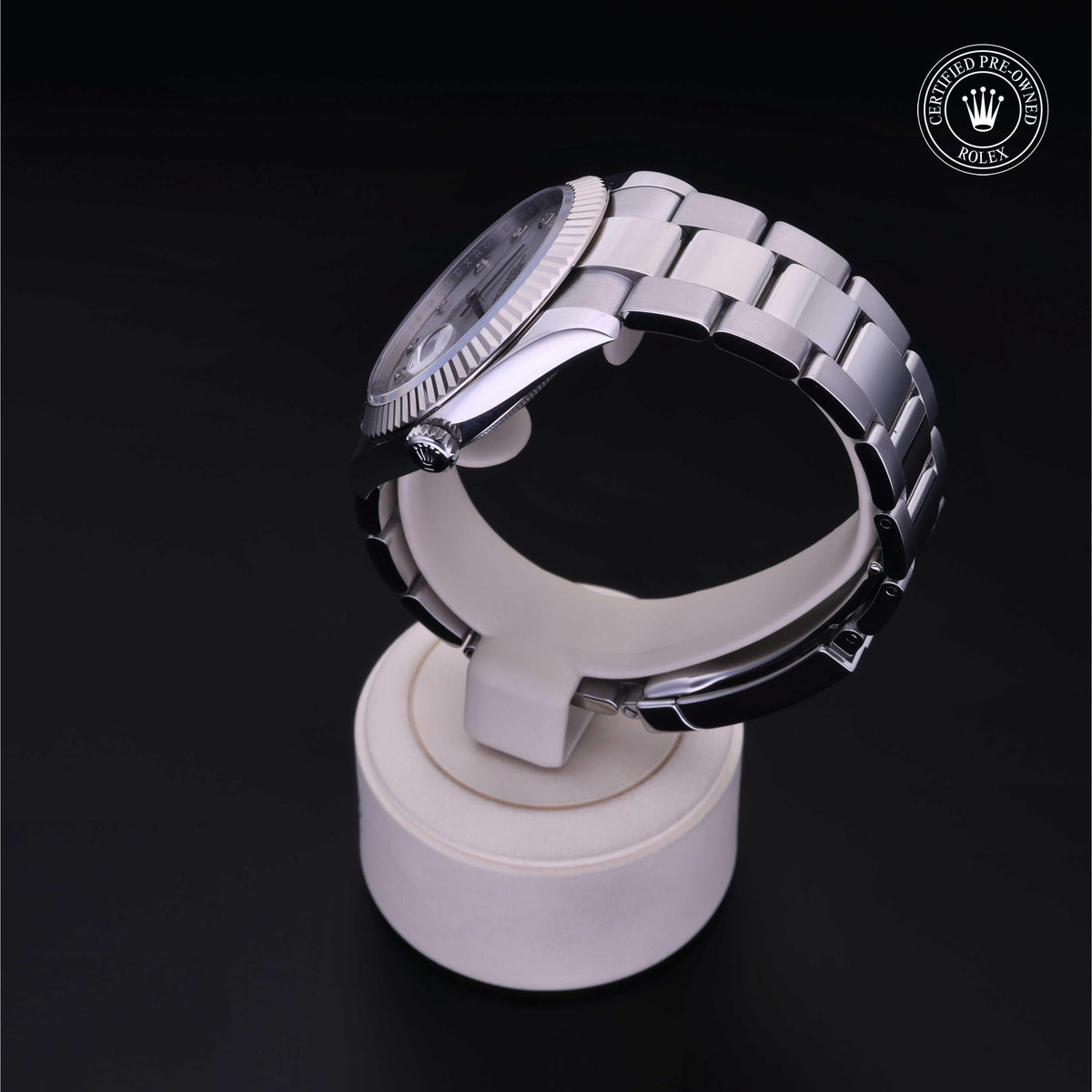 Rolex Certified Pre-Owned Datejust 41 M126334 in Oystersteel with white mother-of-pearl dial, image 17 of 41