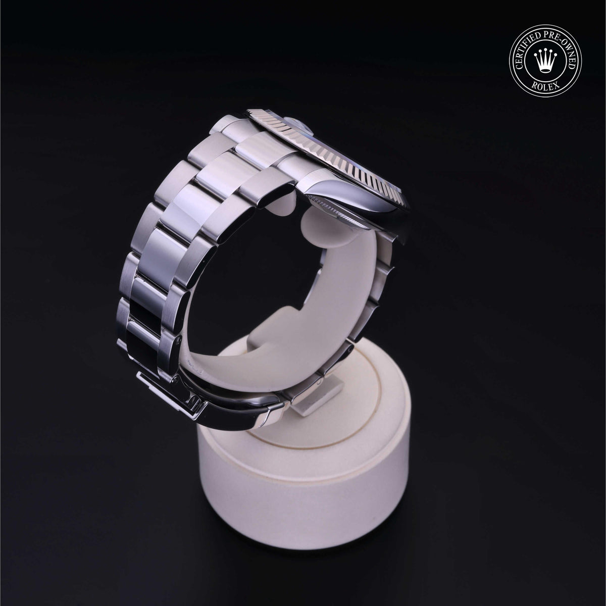 Rolex Certified Pre-Owned Datejust 41 M126334 in Oystersteel with white mother-of-pearl dial, image 5 of 41