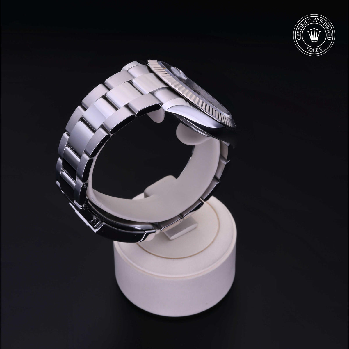 Rolex Certified Pre-Owned Datejust 41 M126334 in Oystersteel with white mother-of-pearl dial, image 29 of 41