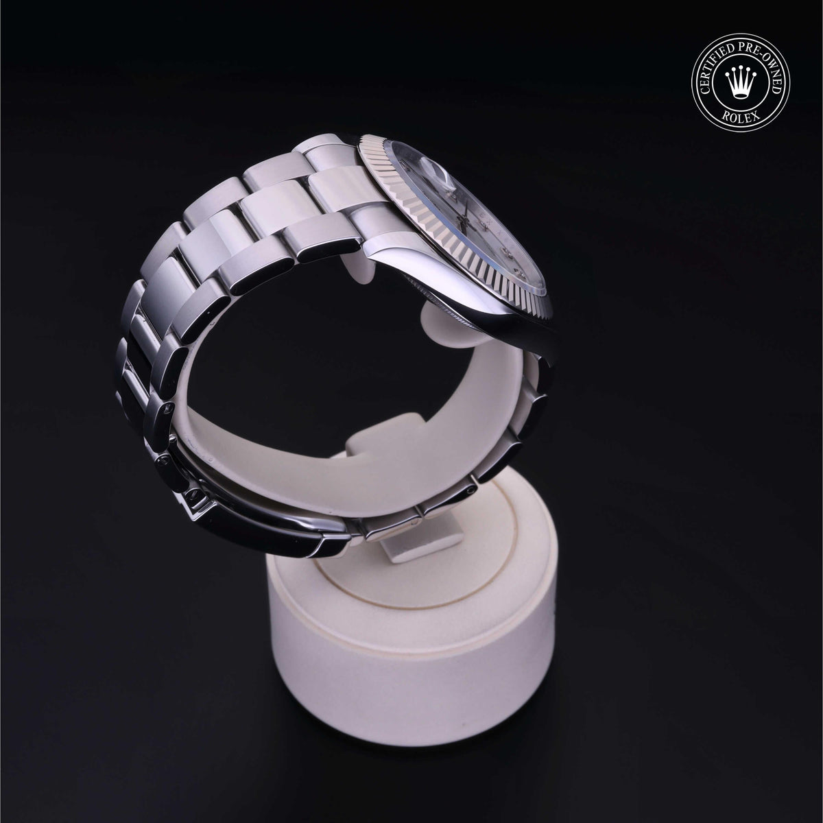Rolex Certified Pre-Owned Datejust 41 M126334 in Oystersteel with white mother-of-pearl dial, image 30 of 41