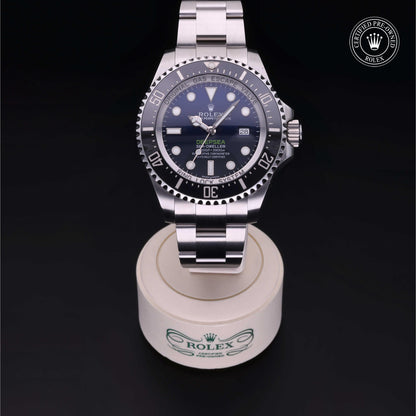 Rolex Certified Pre-Owned Deepsea M116660 in Oystersteel with blue dial, image 2 of 41