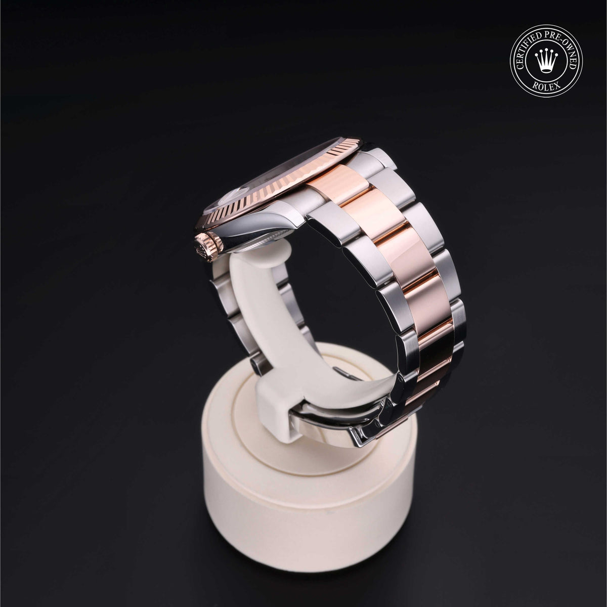 Rolex Certified Pre-Owned Datejust 41 M126331 in Oystersteel and Everose gold with sundust dial, image 20 of 41