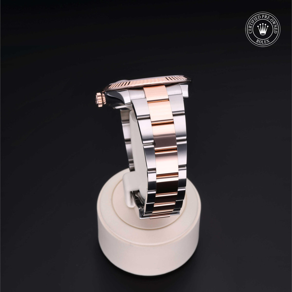 Rolex Certified Pre-Owned Datejust 41 M126331 in Oystersteel and Everose gold with sundust dial, image 23 of 41
