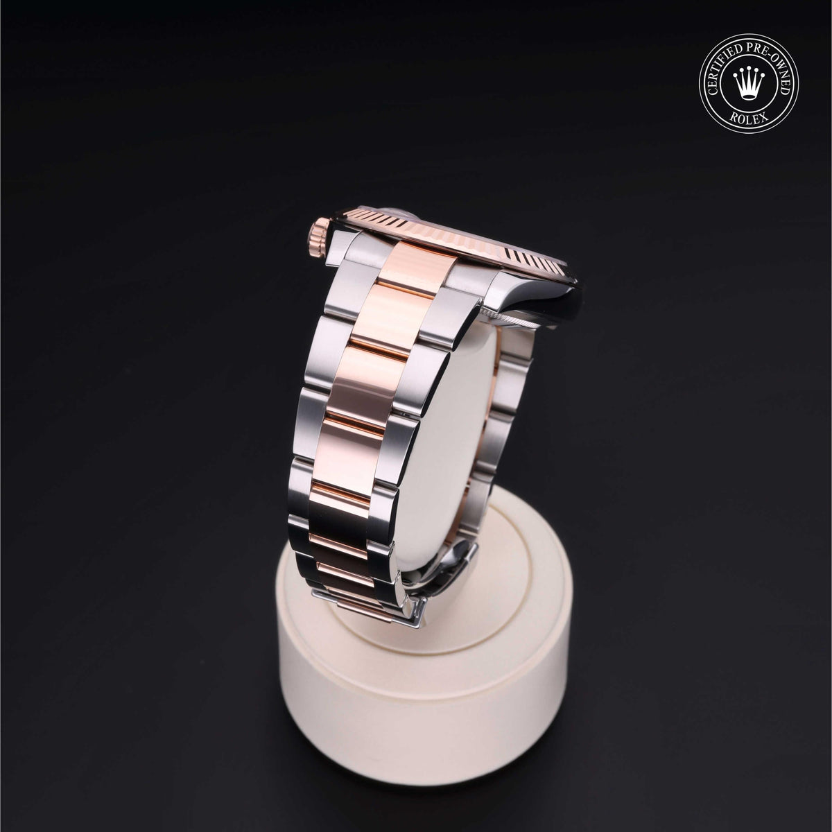 Rolex Certified Pre-Owned Datejust 41 M126331 in Oystersteel and Everose gold with sundust dial, image 26 of 41