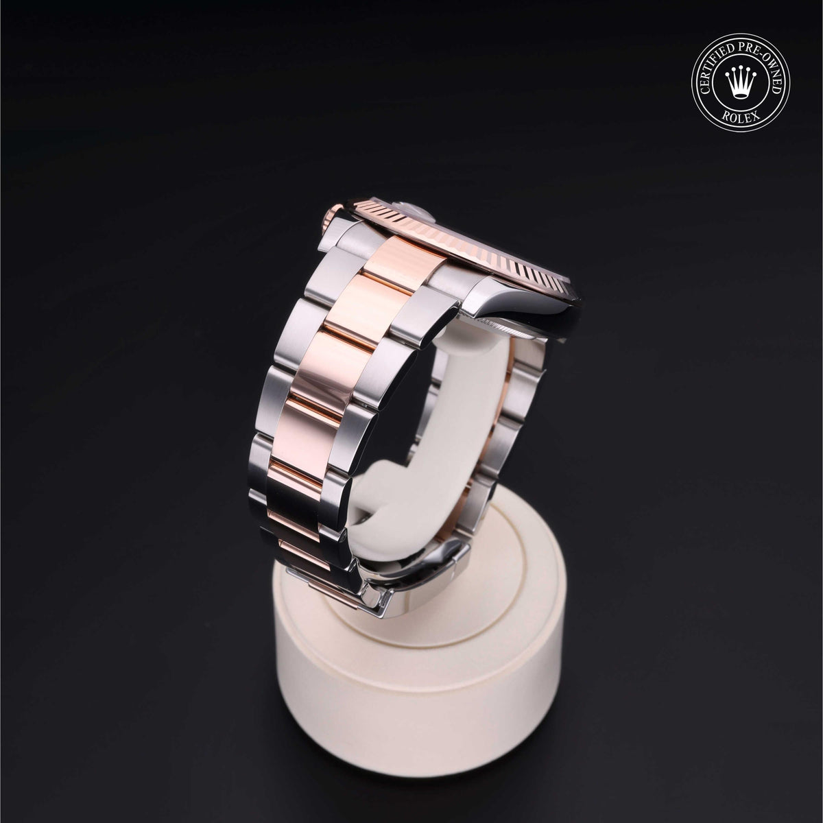 Rolex Certified Pre-Owned Datejust 41 M126331 in Oystersteel and Everose gold with sundust dial, image 27 of 41