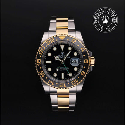 Rolex Certified Pre-Owned GMT-Master II M116713LN in Oystersteel and yellow gold with black dial, image 1 of 41