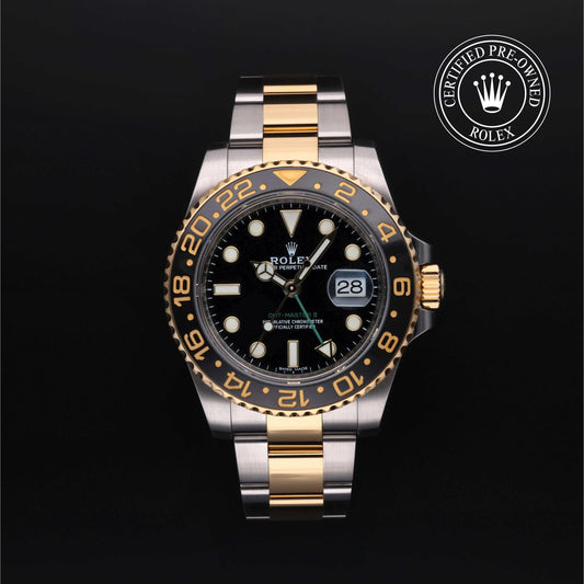 Rolex Certified Pre-Owned GMT-Master II M116713LN in Oystersteel and yellow gold with black dial, image 1 of 41
