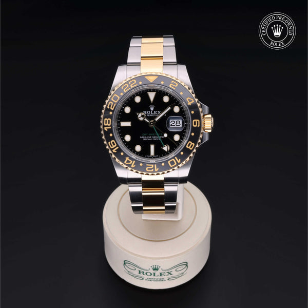 Rolex Certified Pre-Owned GMT-Master II M116713LN in Oystersteel and yellow gold with black dial, image 2 of 41