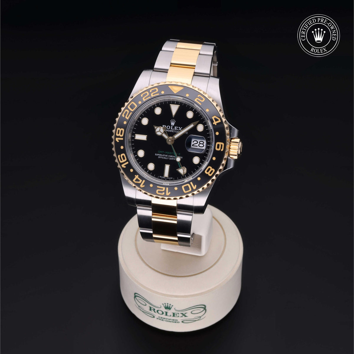 Rolex Certified Pre-Owned GMT-Master II M116713LN in Oystersteel and yellow gold with black dial, image 7 of 41