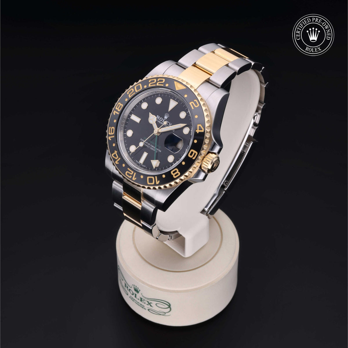 Rolex Certified Pre-Owned GMT-Master II M116713LN in Oystersteel and yellow gold with black dial, image 10 of 41