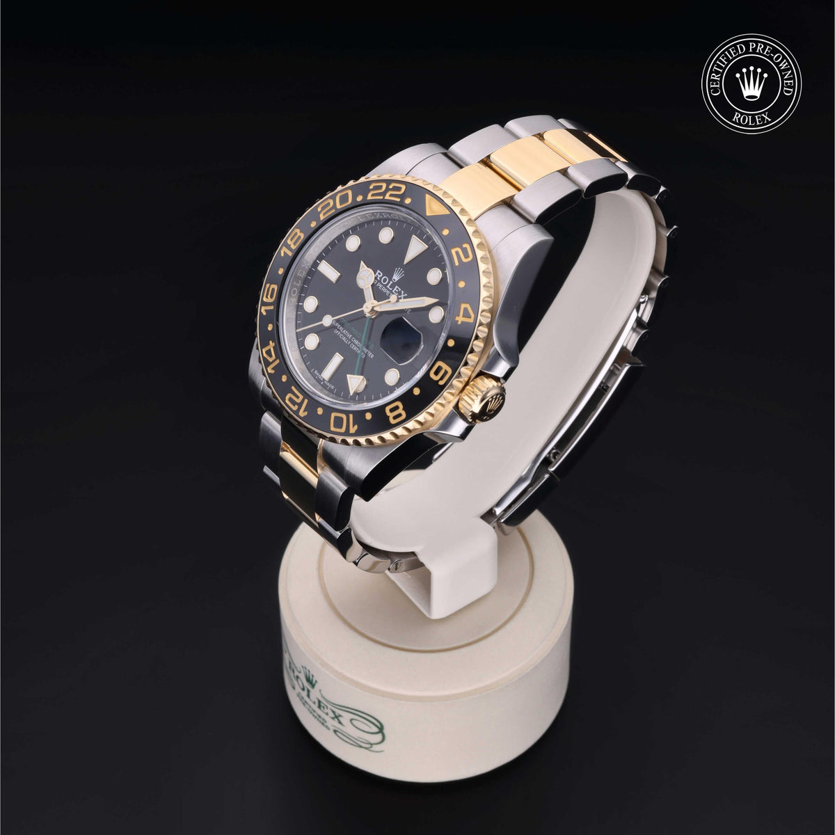 Rolex Certified Pre-Owned GMT-Master II M116713LN in Oystersteel and yellow gold with black dial, image 11 of 41