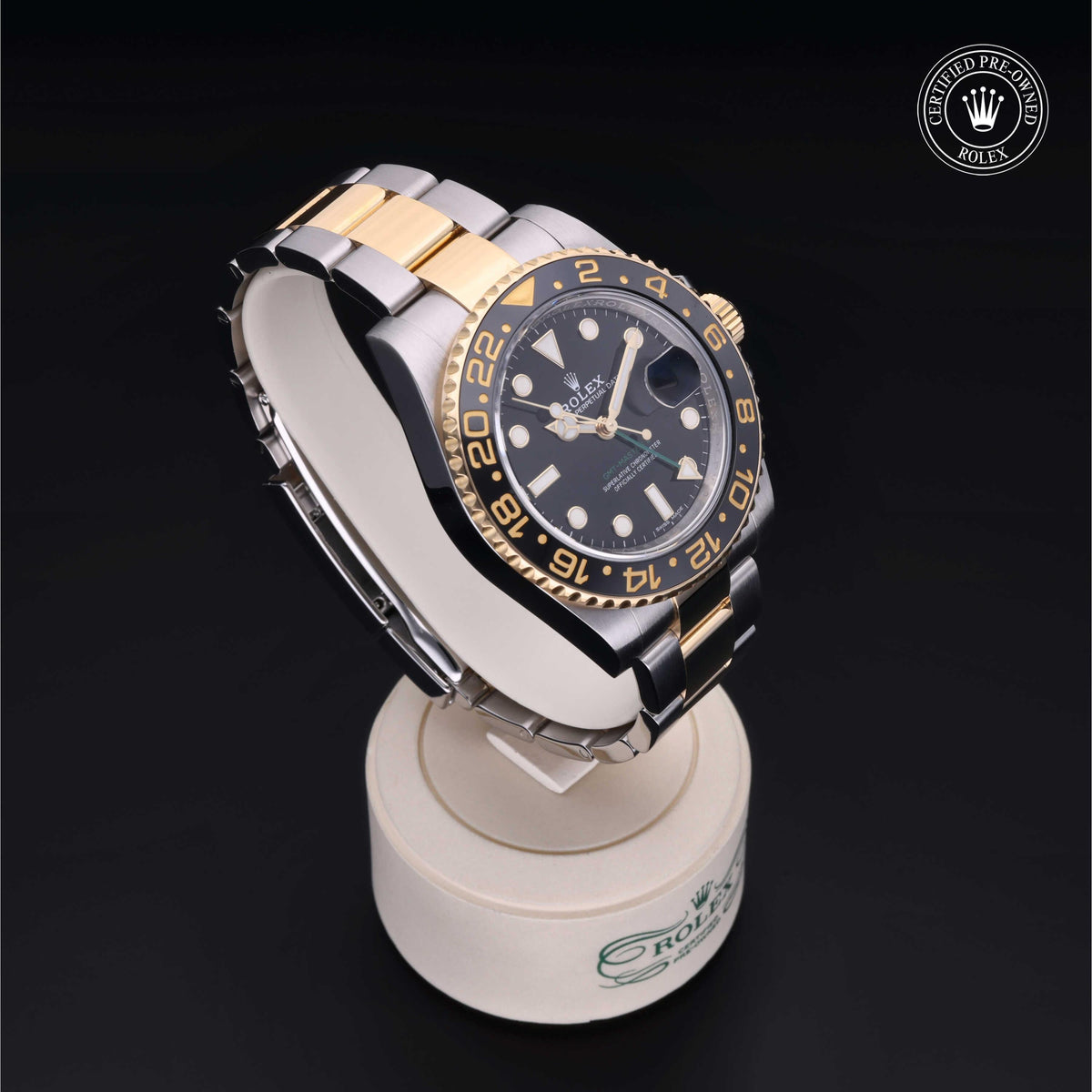Rolex Certified Pre-Owned GMT-Master II M116713LN in Oystersteel and yellow gold with black dial, image 37 of 41