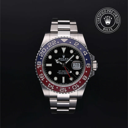 Rolex Certified Pre-Owned GMT-Master II M126710BLRO in Oystersteel with black dial, image 1 of 41