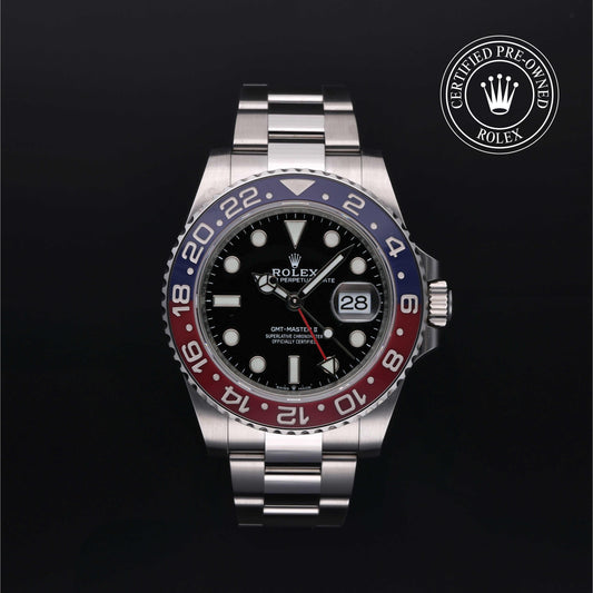 Rolex Certified Pre-Owned GMT-Master II M126710BLRO in Oystersteel with black dial, image 1 of 41