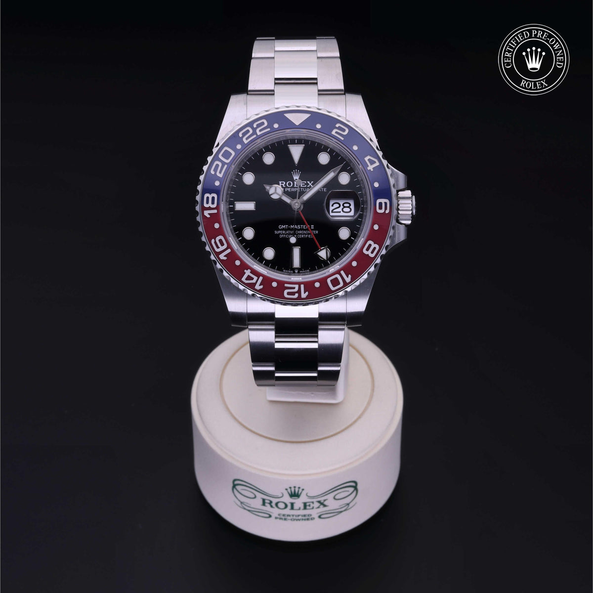 Rolex Certified Pre-Owned GMT-Master II M126710BLRO in Oystersteel with black dial, image 2 of 41