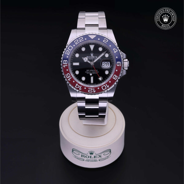 Rolex Certified Pre-Owned GMT-Master II M126710BLRO in Oystersteel with black dial, image 2 of 41