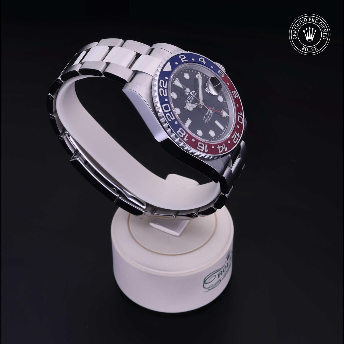 Rolex Certified Pre-Owned GMT-Master II M126710BLRO in Oystersteel with black dial, image 35 of 41
