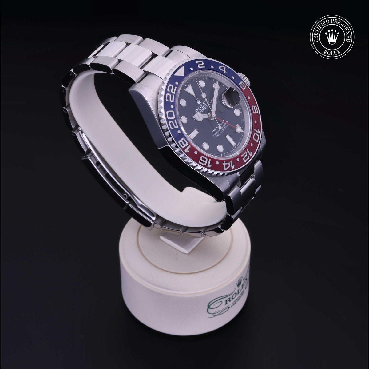Rolex Certified Pre-Owned GMT-Master II M126710BLRO in Oystersteel with black dial, image 36 of 41