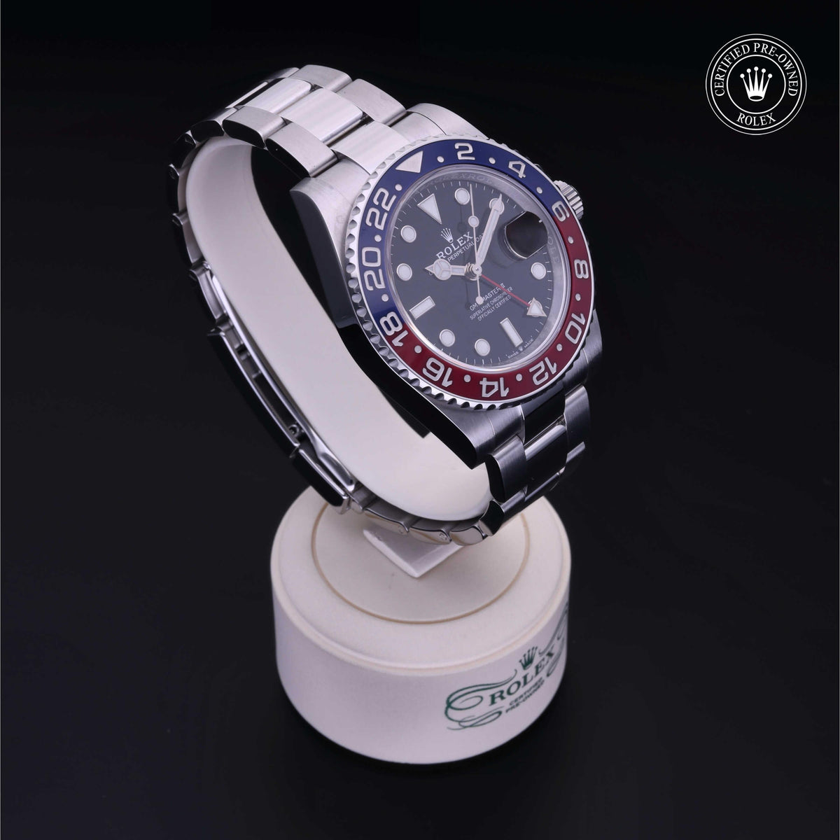 Rolex Certified Pre-Owned GMT-Master II M126710BLRO in Oystersteel with black dial, image 37 of 41