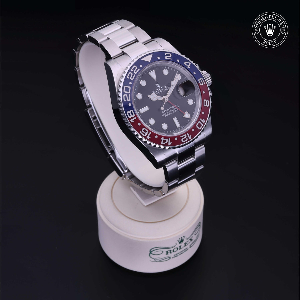 Rolex Certified Pre-Owned GMT-Master II M126710BLRO in Oystersteel with black dial, image 38 of 41