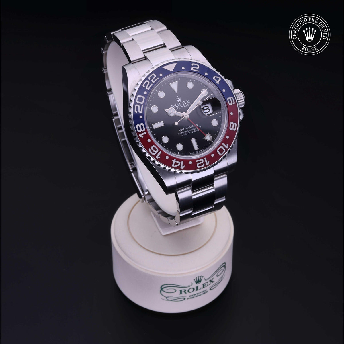 Rolex Certified Pre-Owned GMT-Master II M126710BLRO in Oystersteel with black dial, image 39 of 41