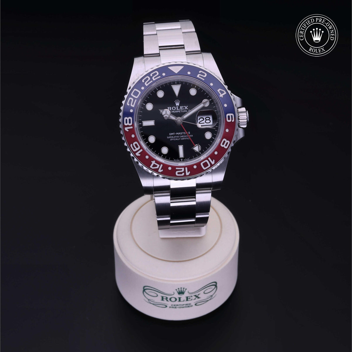 Rolex Certified Pre-Owned GMT-Master II M126710BLRO in Oystersteel with black dial, image 41 of 41