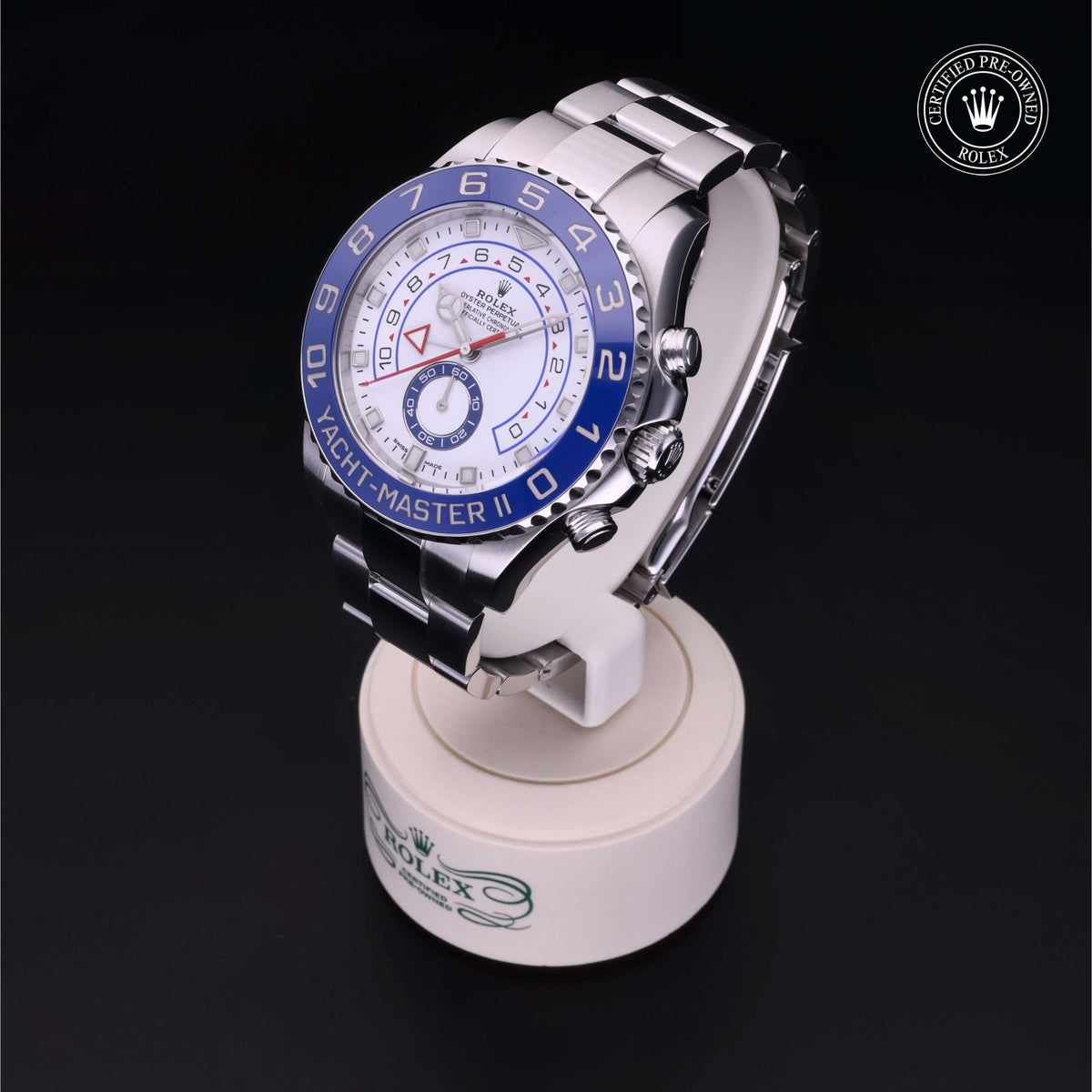 Rolex Certified Pre-Owned Yacht-Master II 44 M116680 in Oystersteel with white dial, image 10 of 41