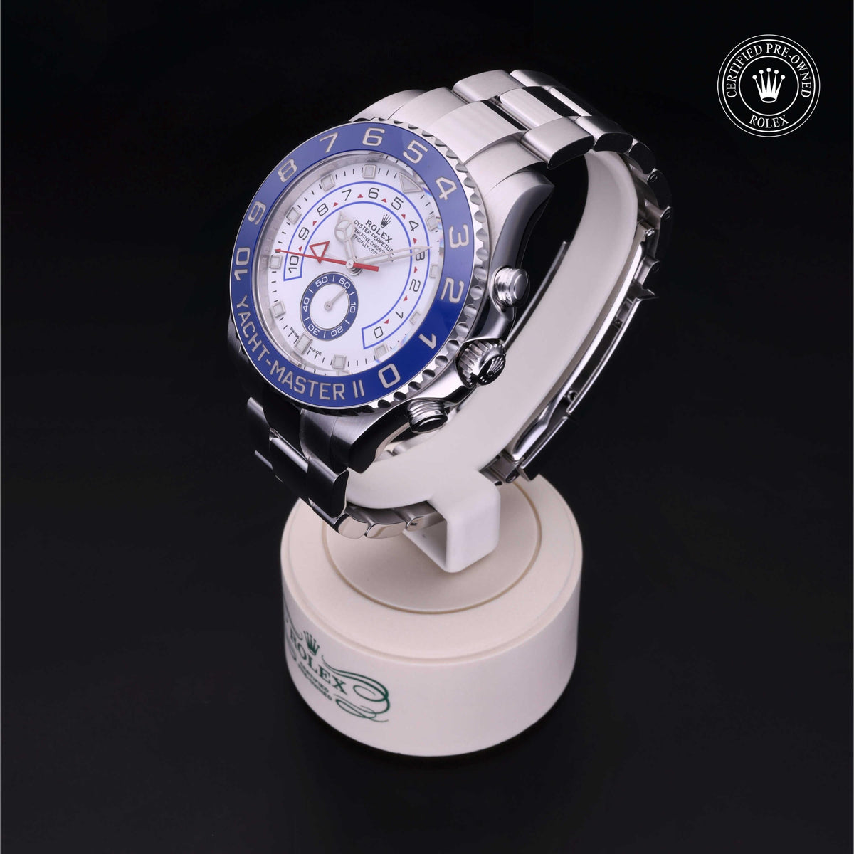 Rolex Certified Pre-Owned Yacht-Master II 44 M116680 in Oystersteel with white dial, image 11 of 41