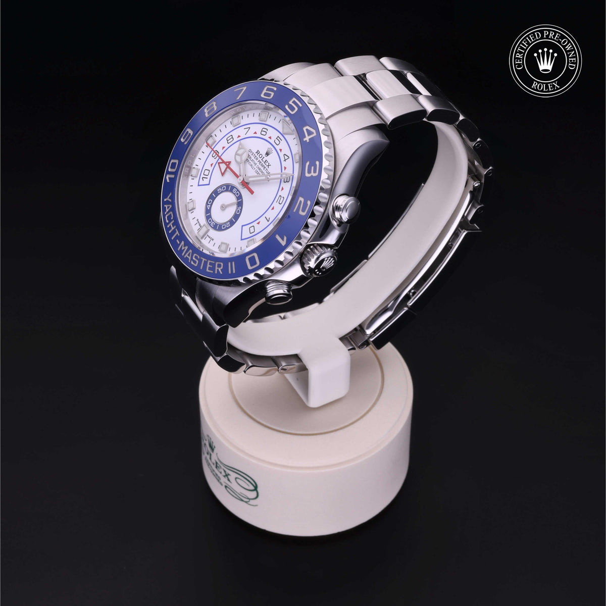 Rolex Certified Pre-Owned Yacht-Master II 44 M116680 in Oystersteel with white dial, image 12 of 41