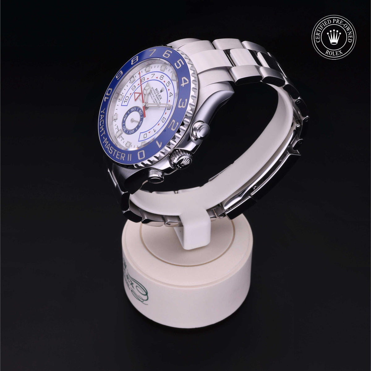 Rolex Certified Pre-Owned Yacht-Master II 44 M116680 in Oystersteel with white dial, image 13 of 41