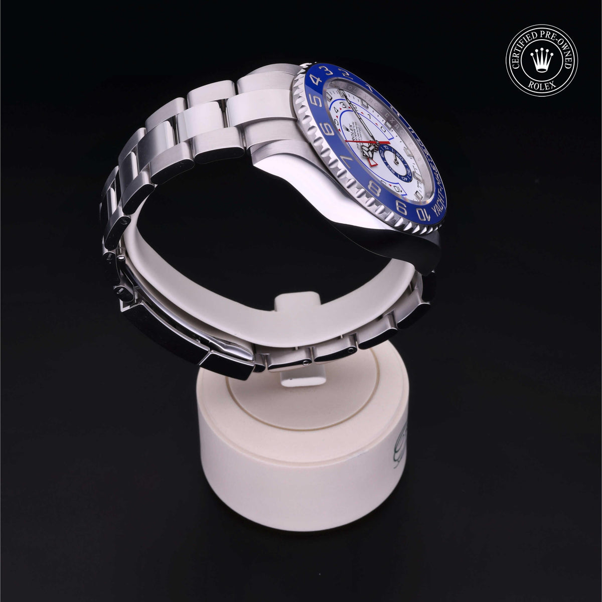 Rolex Certified Pre-Owned Yacht-Master II 44 M116680 in Oystersteel with white dial, image 32 of 41