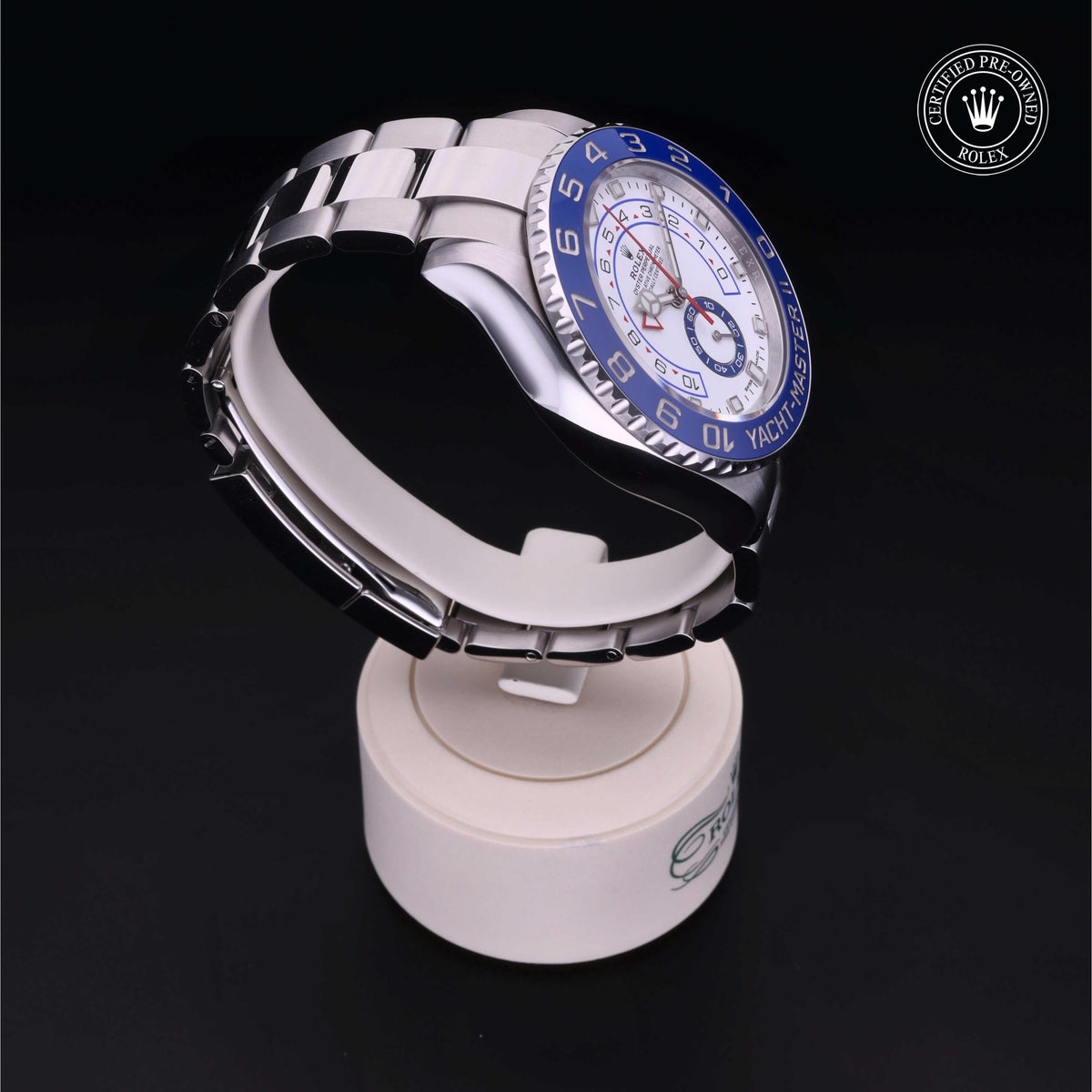 Rolex Certified Pre-Owned Yacht-Master II 44 M116680 in Oystersteel with white dial, image 34 of 41