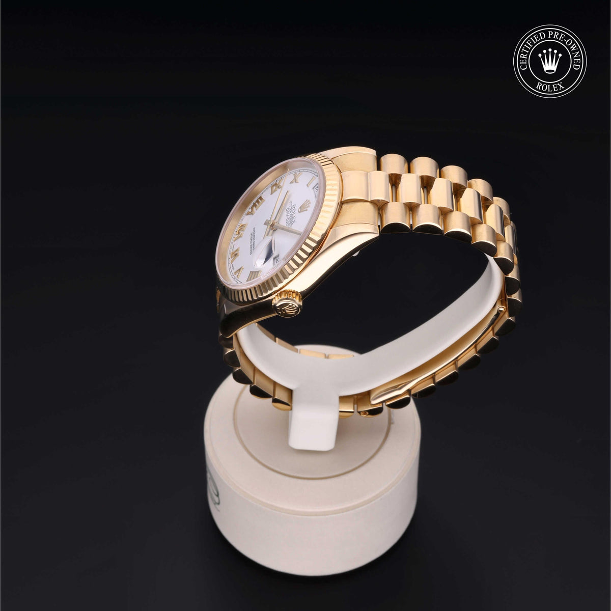 Rolex Certified Pre-Owned Day-Date 36 M118238 in 18 ct yellow gold with white dial, image 15 of 41