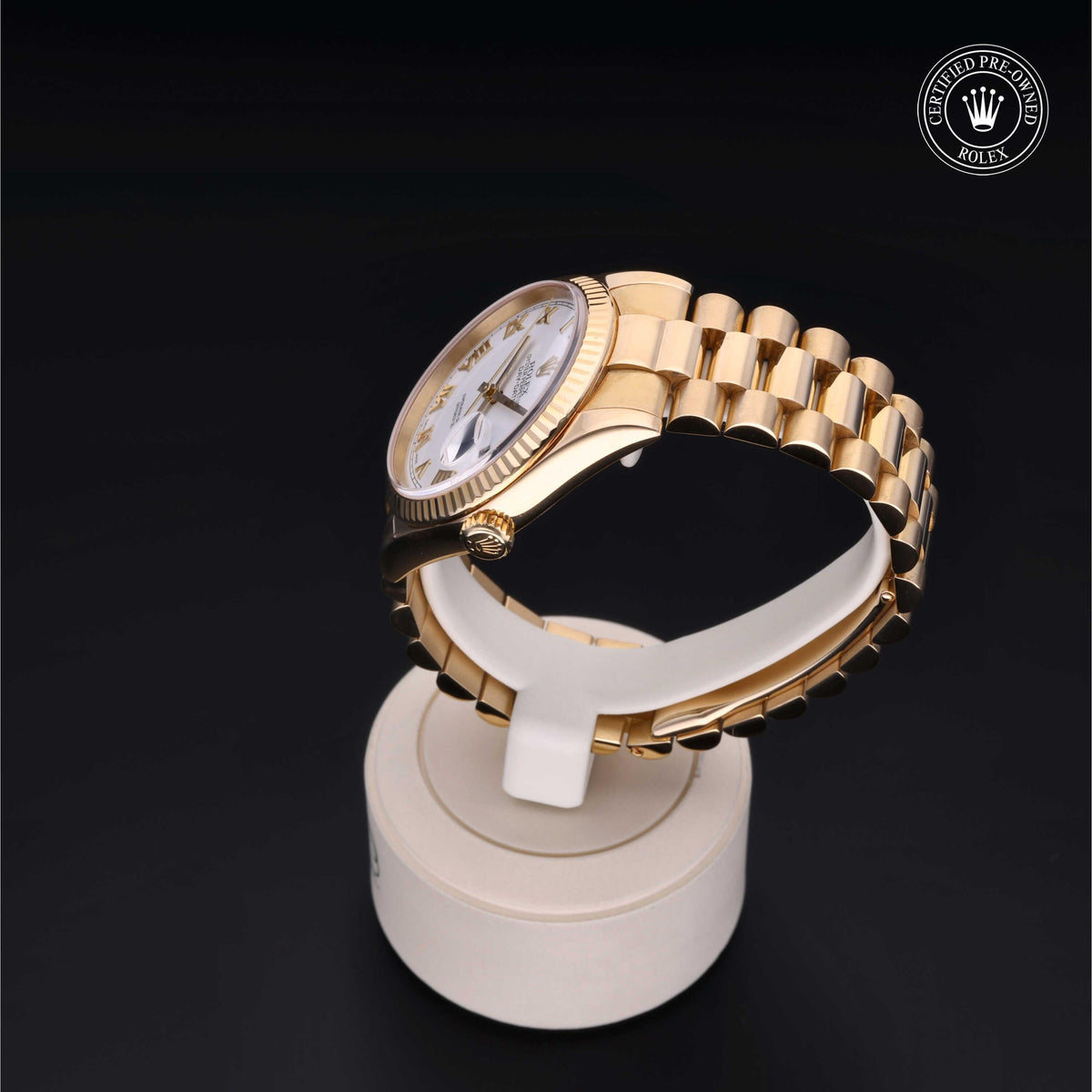 Rolex Certified Pre-Owned Day-Date 36 M118238 in 18 ct yellow gold with white dial, image 16 of 41