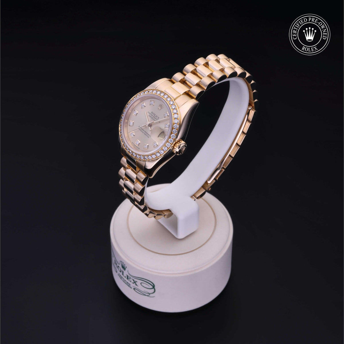 Rolex Certified Pre-Owned Lady-Datejust 26 M179138 in 18 ct yellow gold with champagne dial, image 11 of 41