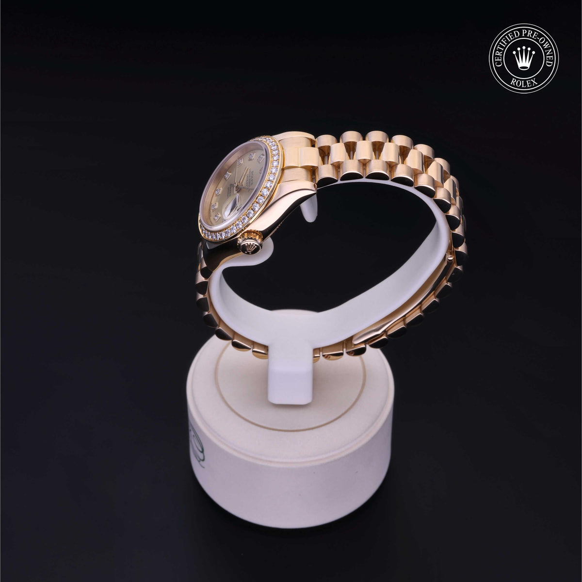 Rolex Certified Pre-Owned Lady-Datejust 26 M179138 in 18 ct yellow gold with champagne dial, image 15 of 41