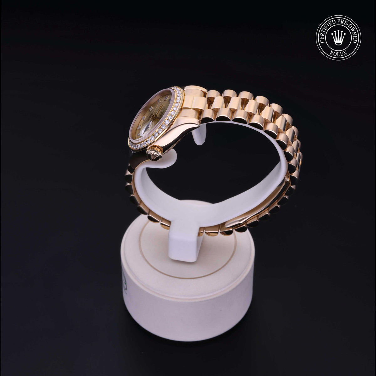 Rolex Certified Pre-Owned Lady-Datejust 26 M179138 in 18 ct yellow gold with champagne dial, image 16 of 41