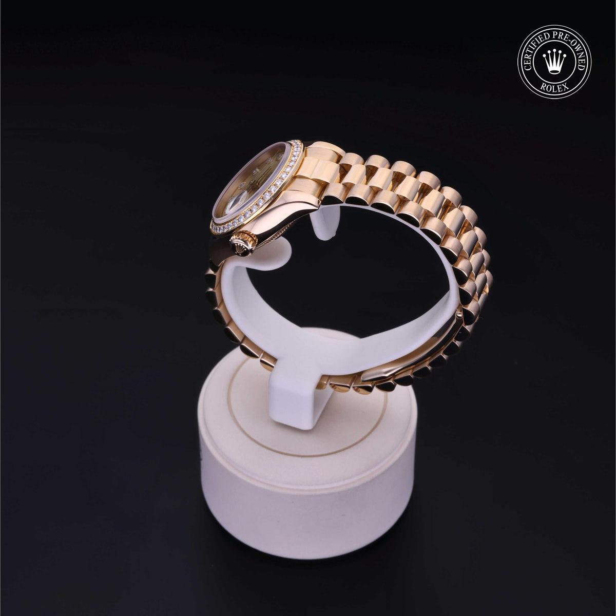 Rolex Certified Pre-Owned Lady-Datejust 26 M179138 in 18 ct yellow gold with champagne dial, image 17 of 41