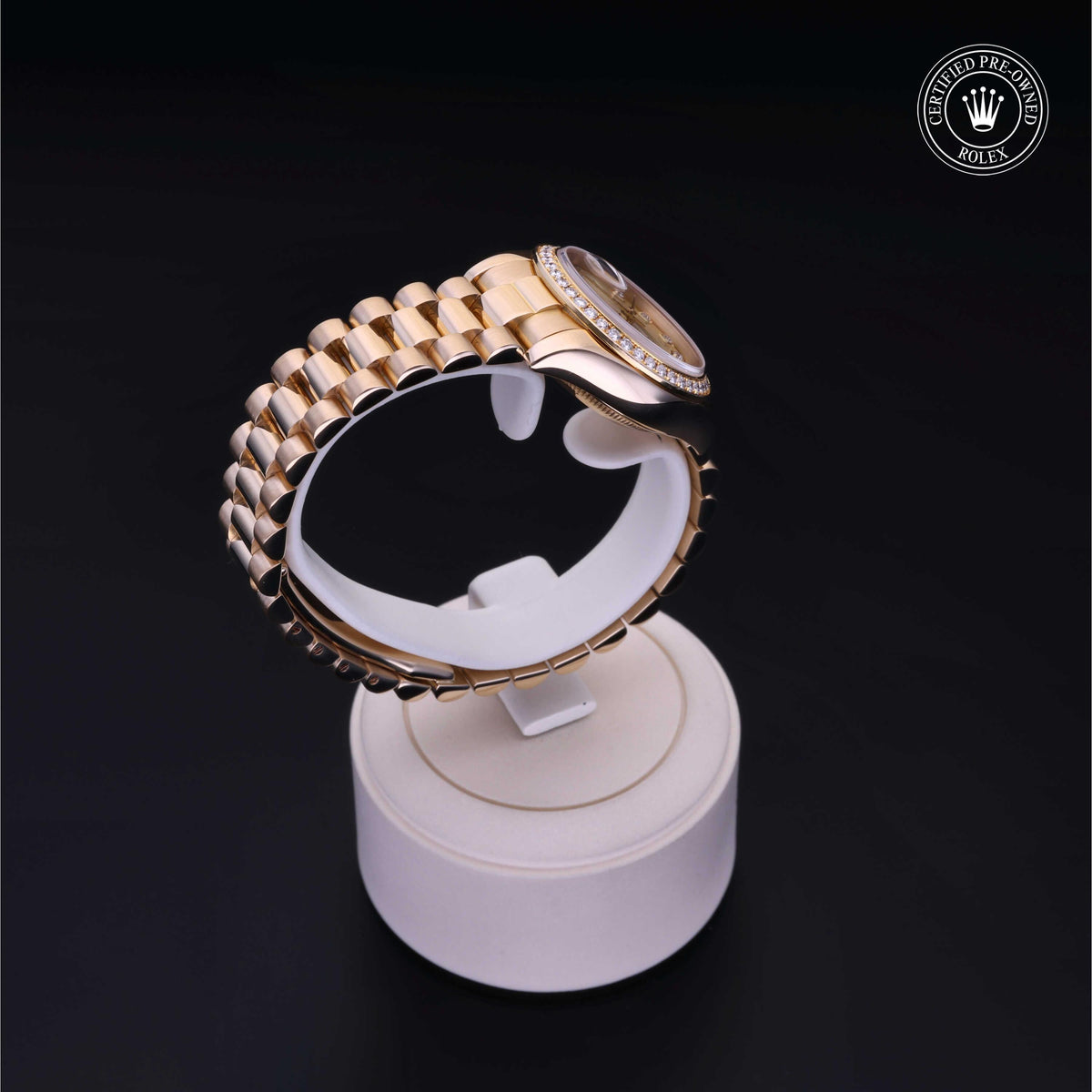 Rolex Certified Pre-Owned Lady-Datejust 26 M179138 in 18 ct yellow gold with champagne dial, image 30 of 41